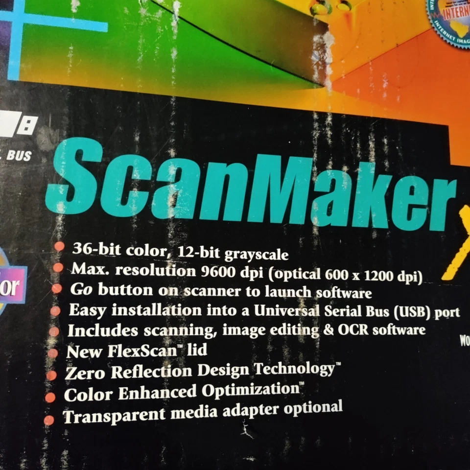 NEW MICROTEK SCANMAKER X6 - Color Document Flatbed Scanner w/ 35mm Slides - Image 4 of 4