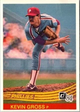 1984 Donruss Kevin Gross #381 Philadelphia Phillies