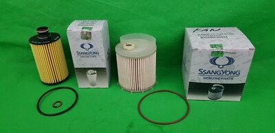 SSANGYONG ACTYON SPORTS Q150 SERIES 2.0 L TD FILTER PACK (OIL + FUEL FILTER)