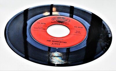 The Silhouettes Get A Job / I Am Lonely '56 Ember 1029 1st Prss Doowop Strong VG