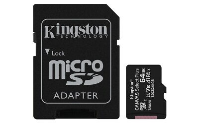 64GB Micro SD Karte TF für digitale Tierwelt, Fotografie, Natural Trail Kamera