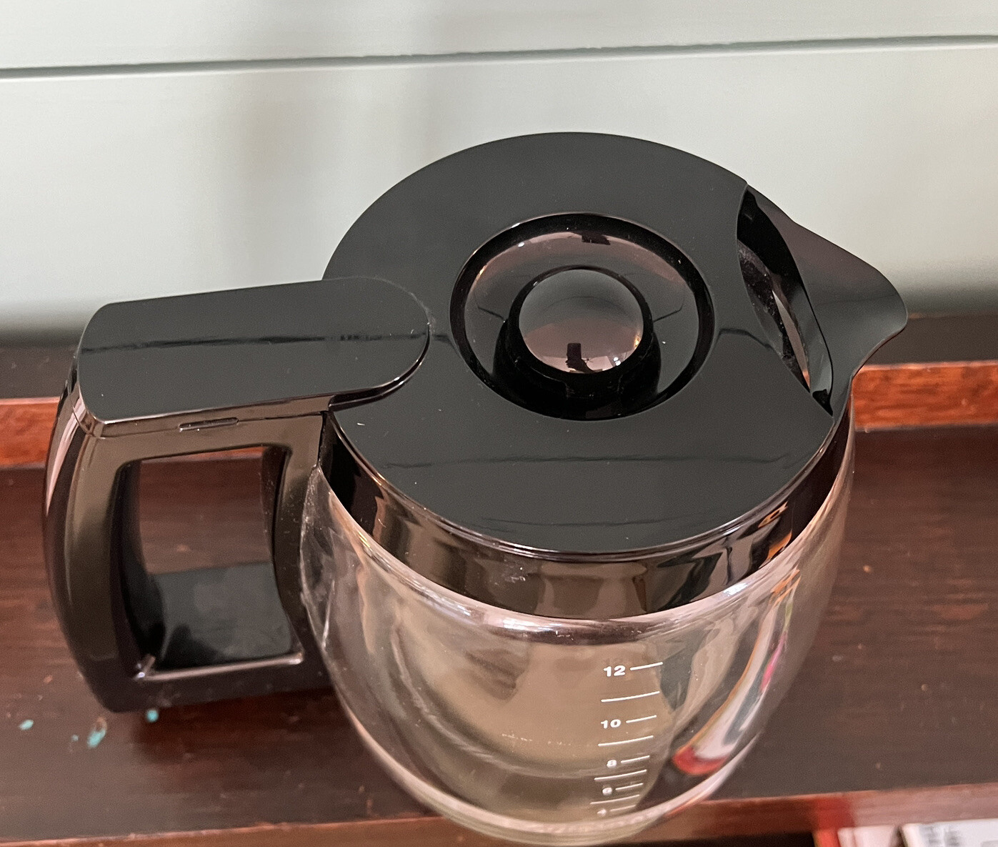 Cuisinart 12 Cup Coffee Maker Replacement Carafe Lid Glass Pot Black Pitcher eBay