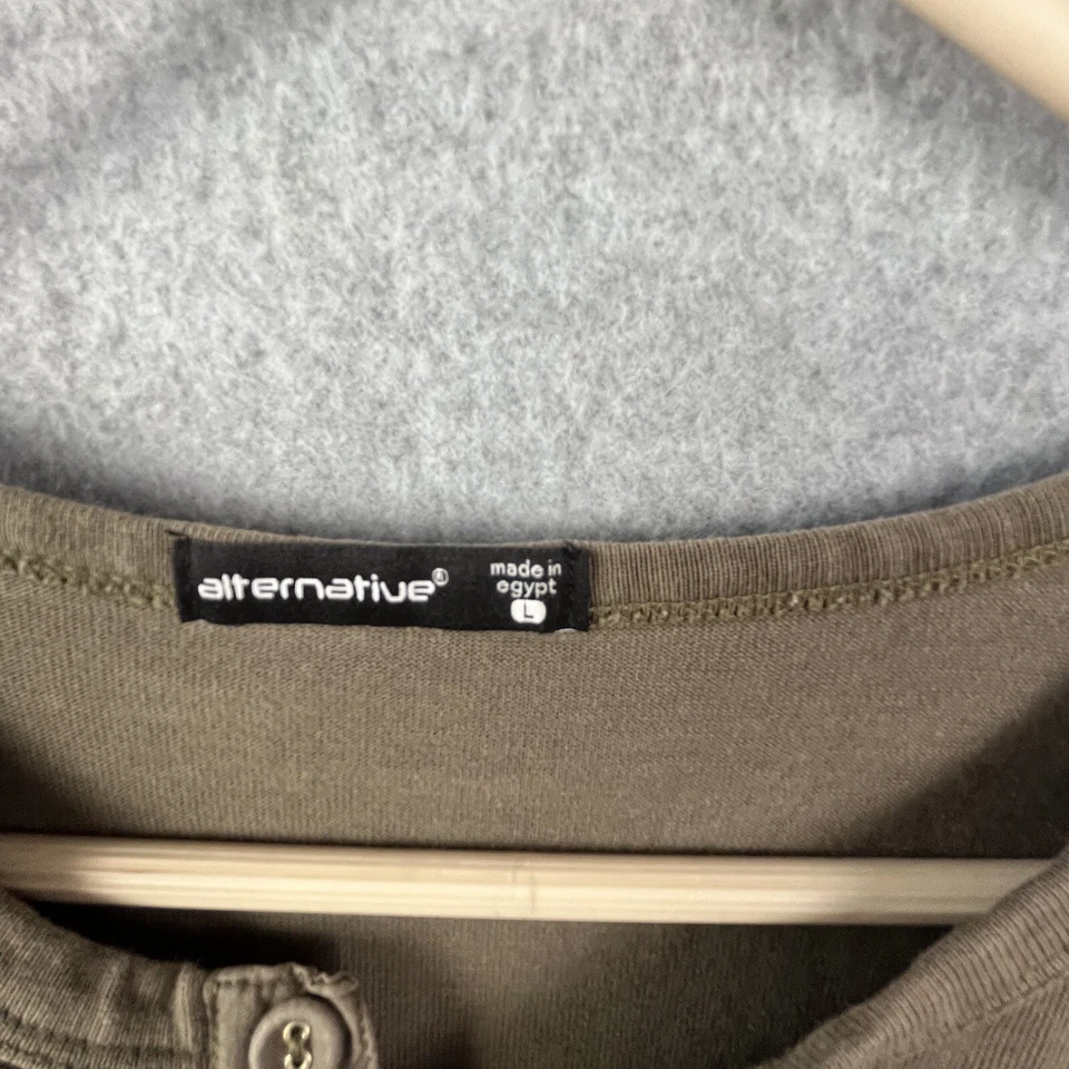 Рубашка мужская Alternative большая зеленая - Изображение 2 из 4