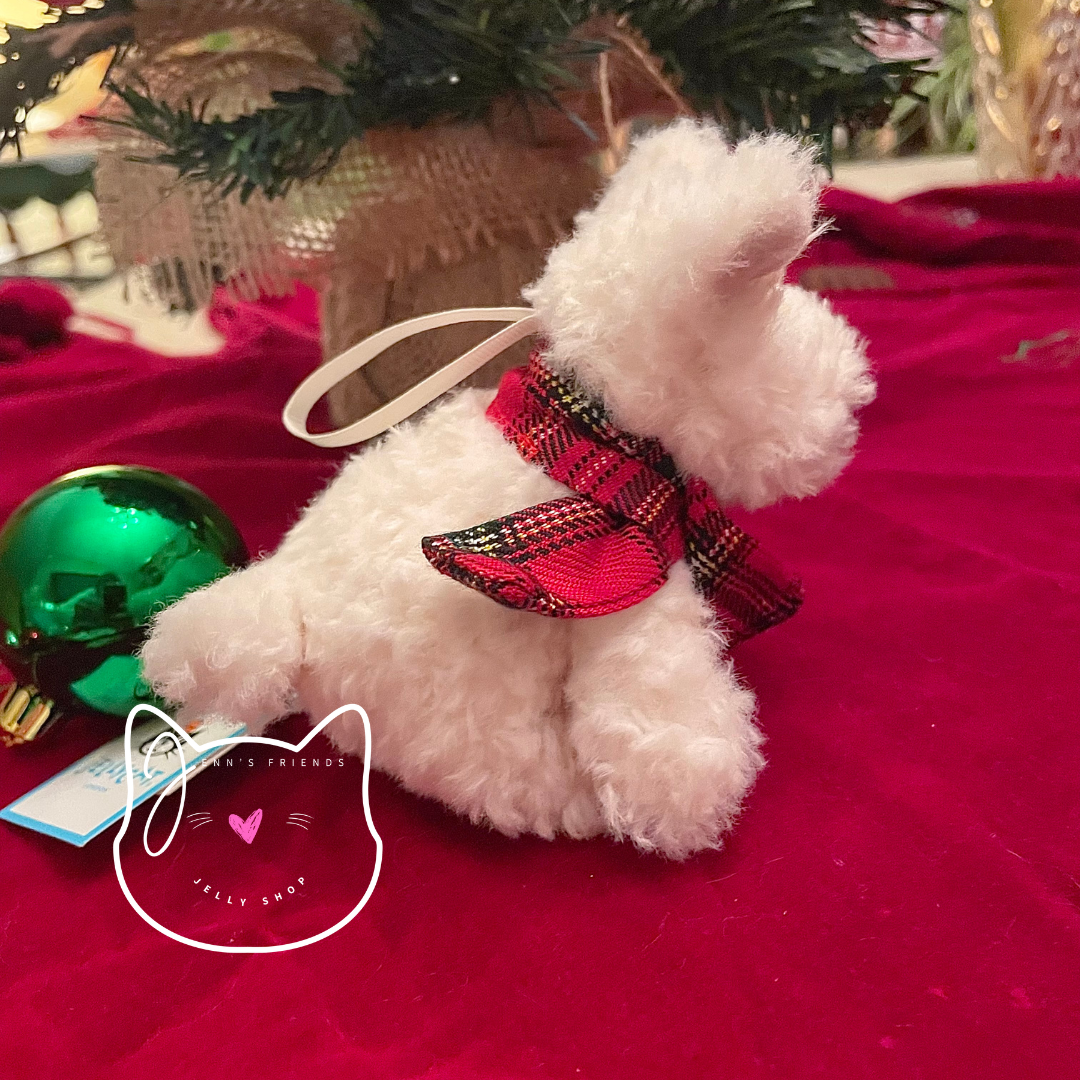 Jellycat Set WINTER WARMER MUNRO Scottie Dog & DECORATION Bundle