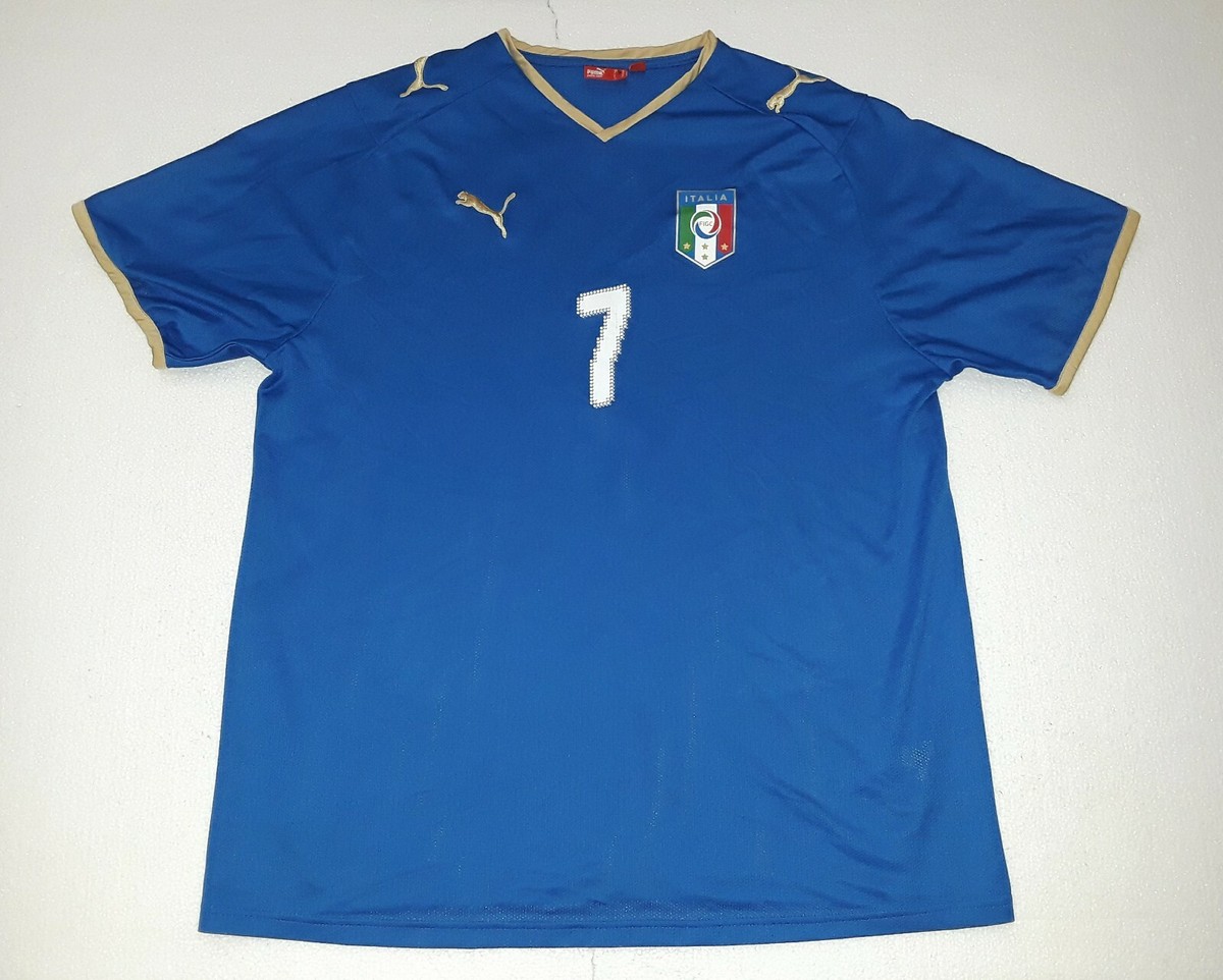 2008 FIGC ITALIA PUMA XL DEL PIERO 7 ITALY JERSEY Azzurri