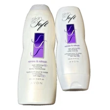 Avon Skin So Soft Renew Refresh Age Defying Body Moisturizer and Body Cleanser