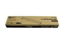 Commercial Electric 1-Pack 24 in. 2,000 Lumens Integrated LED White Wraparound