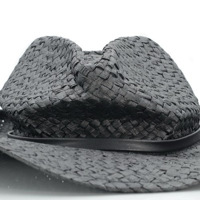 Von Dutch Black Western Cowboy Straw Woven Hat | eBay display picture 2