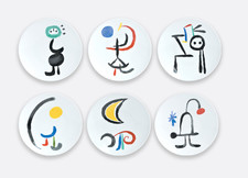 Bernardaud Collection Miro Plates Set of 6