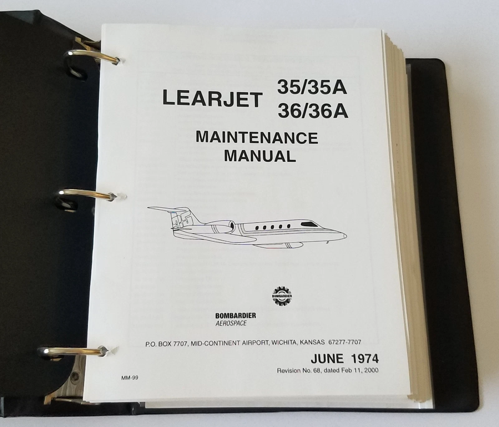 Learjet 35/35A 36/36A Maintenance Manual. Revision No 68 Feb. 2000.
