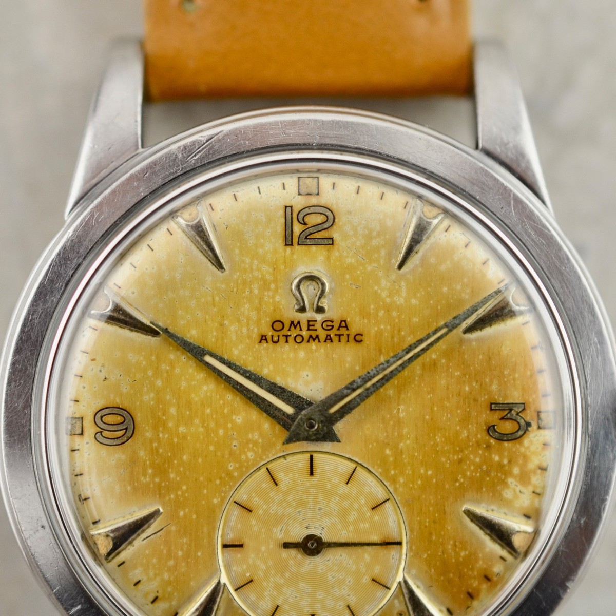 OMEGA Seamaster Cream Men's Watch 2576-10 for sale online