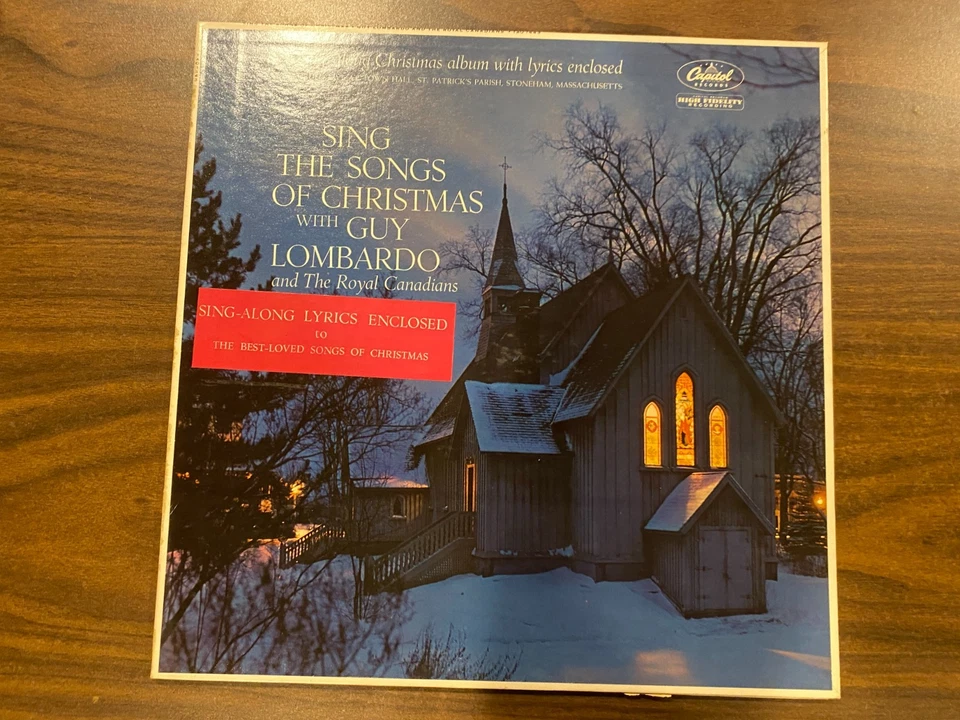 TAO-1443 Capitol ANOMALY – Guy Lombardo Christmas LP VG+ Rare Mono Rainbow Press Foto 2 de 4