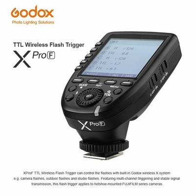 Godox XPro-F TTL Wireless Flash Trigger 1/8000s HSS Large Screen for Fujifilm