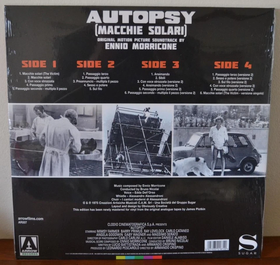 Ennio Morricone - Autopsy (Macchie Solari) - Sealed 2018 Soundtrack 2 x Vinyl LP - Image 2 of 3