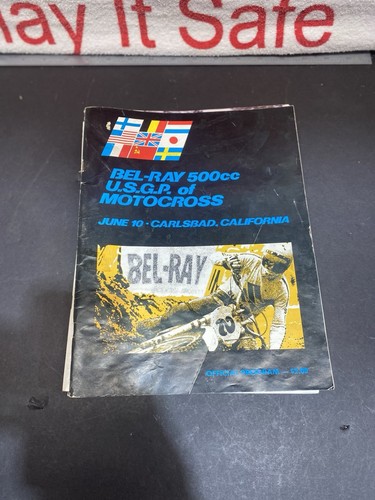 10-Vintage USGP Motocross Programs And Ticket Stubs 1978 79 80 82 83 84 85 86.. - Picture 15 of 18