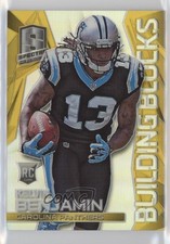 2014 Panini Spectra Building Blocks Gold Prizm 12/25 Kelvin Benjamin #15 0s3