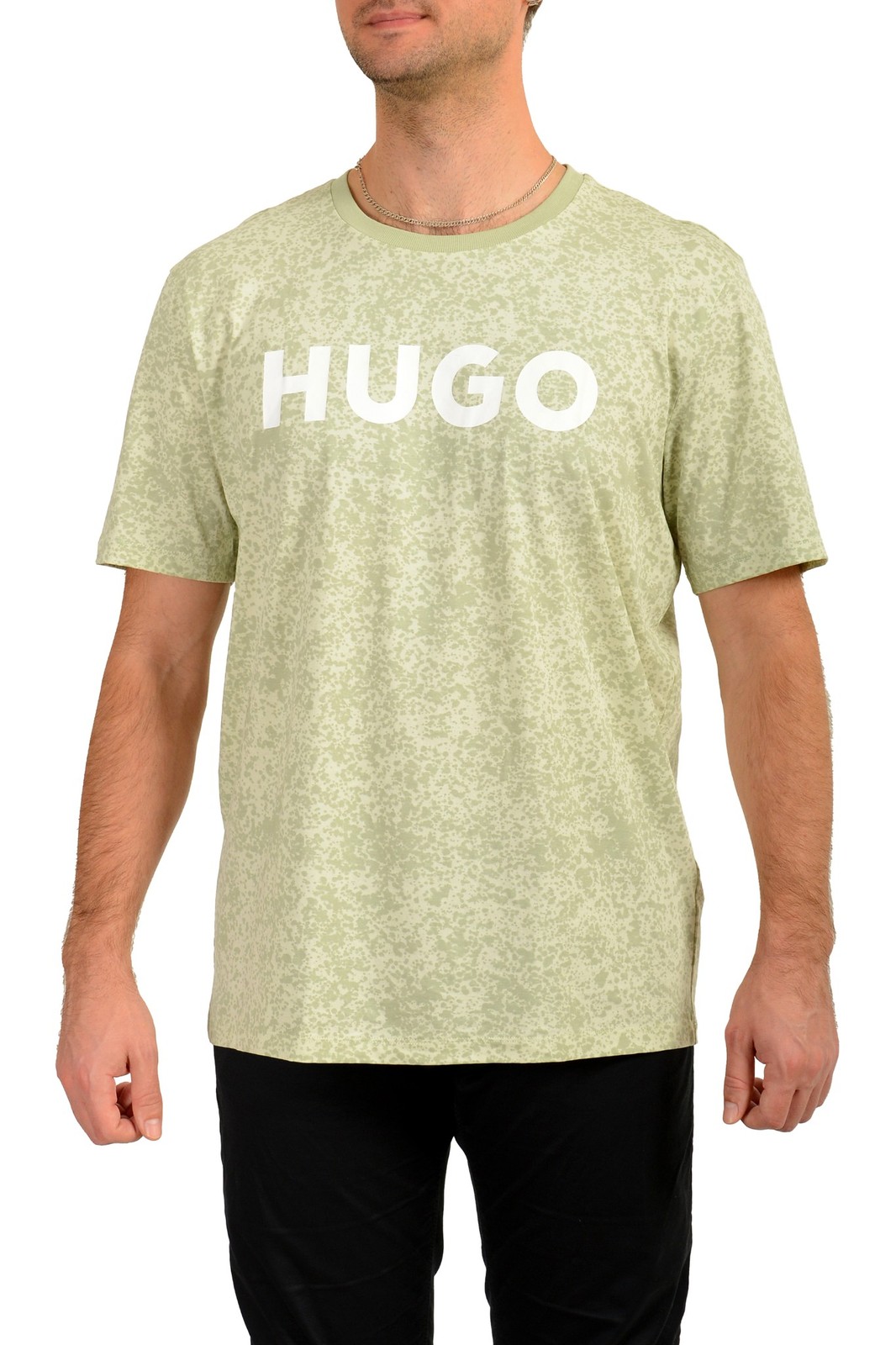 Мужская футболка Hugo Boss с логотипом Dandell Green с коротким рукавом US 2XL IT 56 8990₽