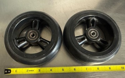 TWO 5'' x 1.4'' Quickie Wide PRIMO TIRES Ki Wheelchair Front Wheel Caster frog leg