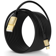 USB to C Cable 15FT, Extra Long A Type C Charger 15 FT, Black
