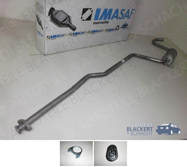 Imasaf Auspuff Mitteltopf für Ford Escort III + Kombi Escort IV + Kombi Orion II-image
