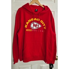 Fanatics Kansas City Chiefs NFL Hoodie Red 1960 Graphic XL T7117