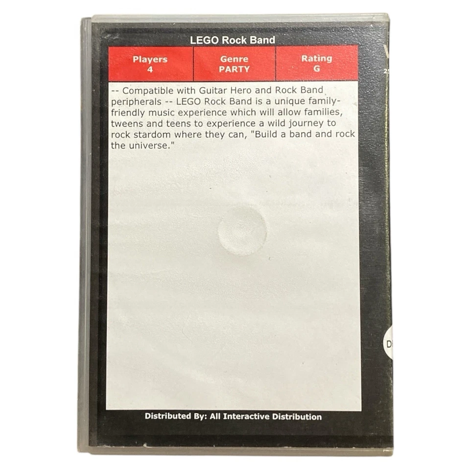 LEGO Rock Band Nintendo Wii Video Game Complete Tested PAL Family Party Music - Image 2 of 4