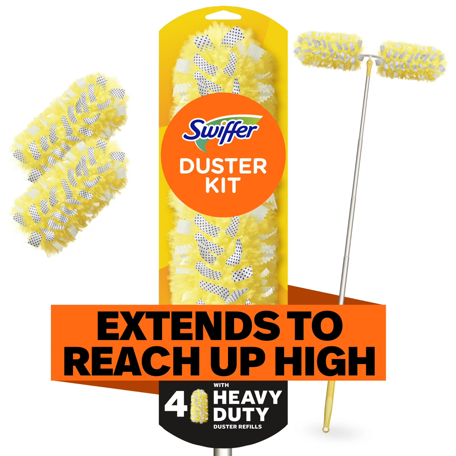 With Extension Pole, Cleaning Kit Includes 6ft Extendable Ha
