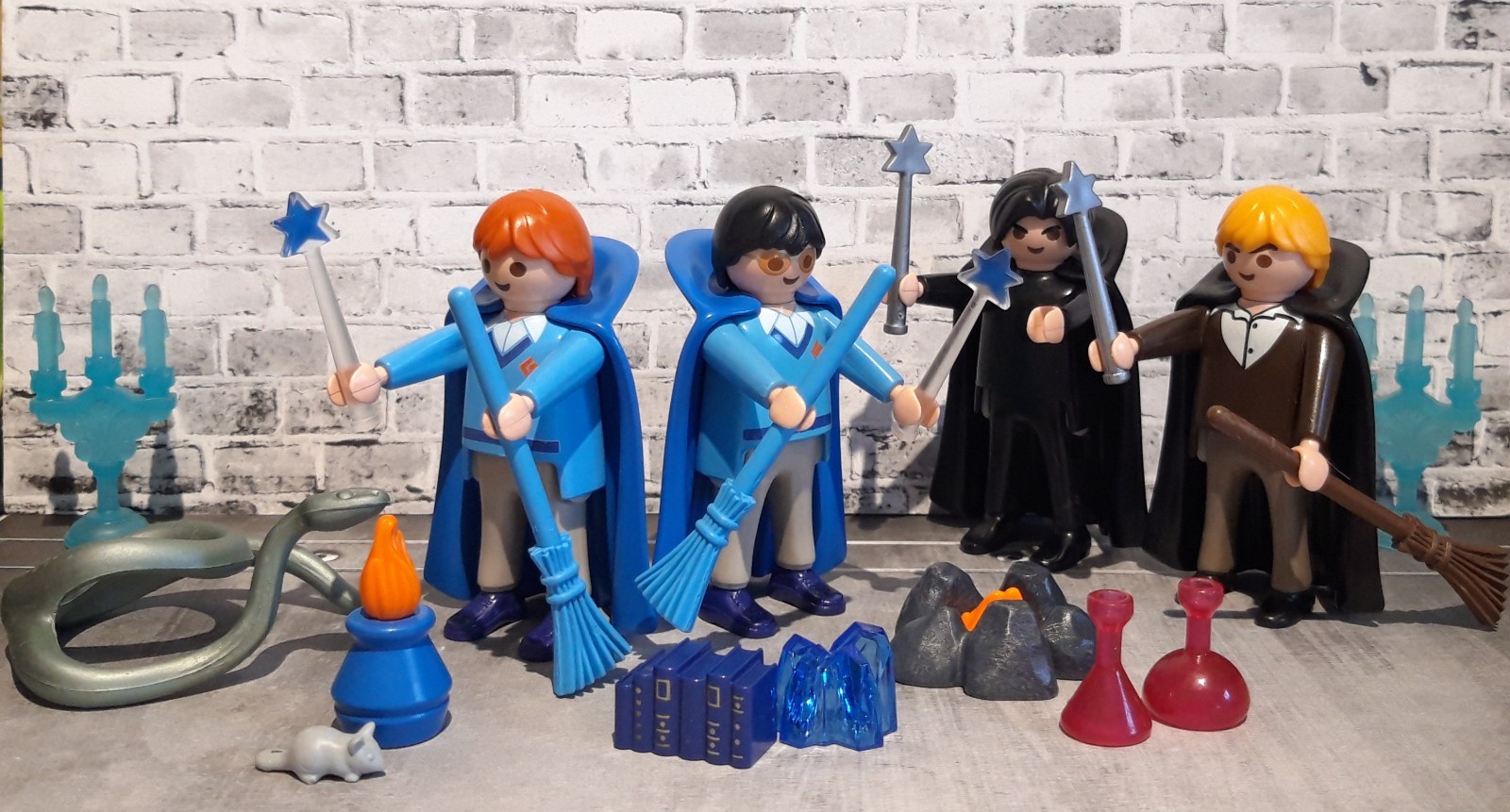 Recréer le cours de potions de Poudlard avec les figurines articulées Playmobil Harry Potter