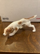 Vintage Hunting Pointer Dog Ceramic Porcelain...