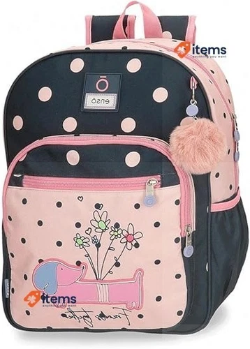 Enso Friends Together École Sac à Dos Adaptable À Voiture Rose 30x38x12 CM