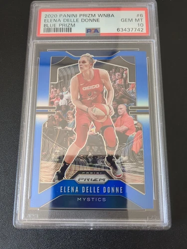 2020 PANINI PRIZM WNBA BLUE PRIZM #6 ELENA DELLE DONNE /149 PSA 10