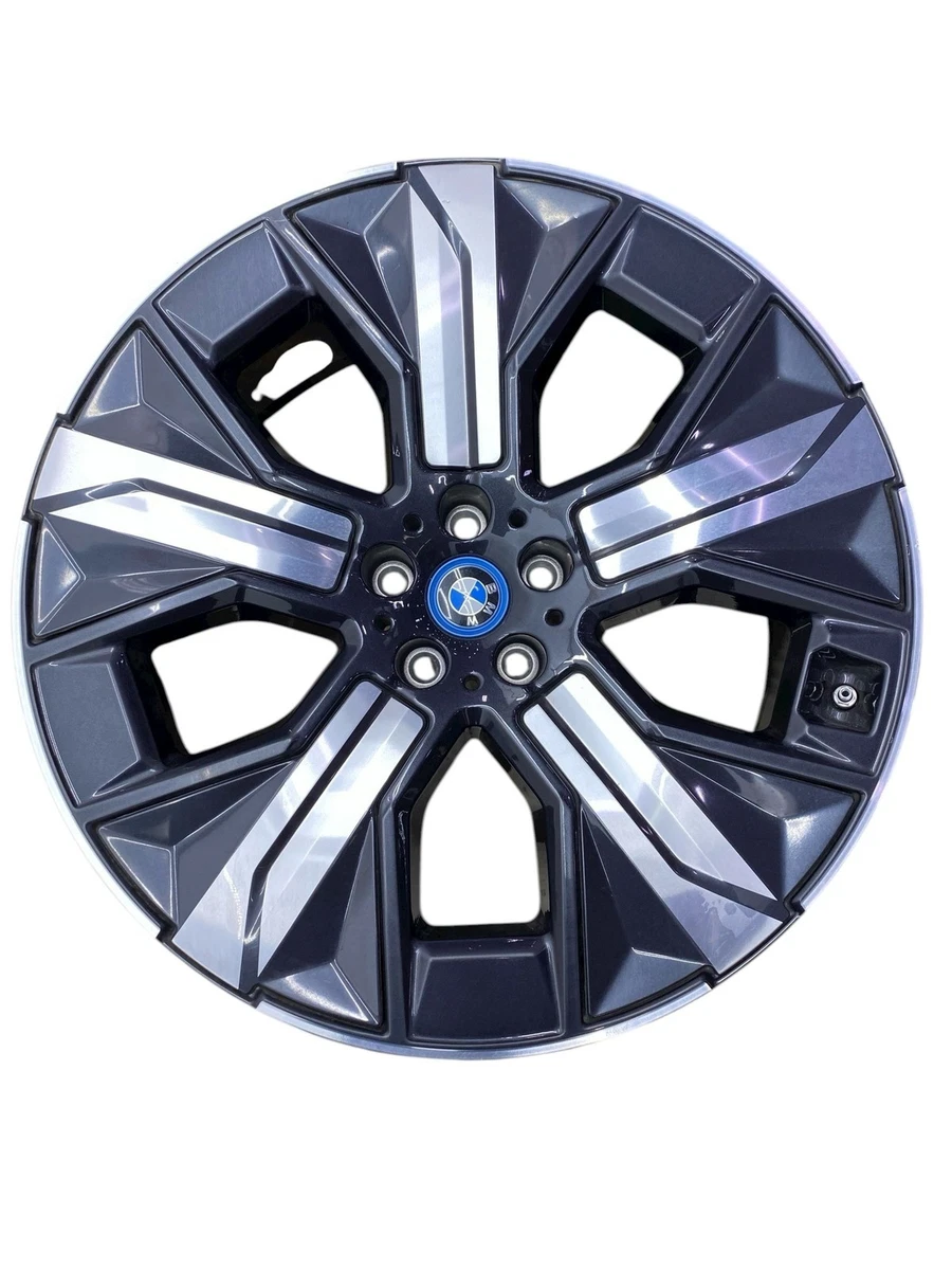 2024 BMW iX I20 OEM 21X9 5 SPOKE WHEEL RIM AERO BI-COLOR (1012