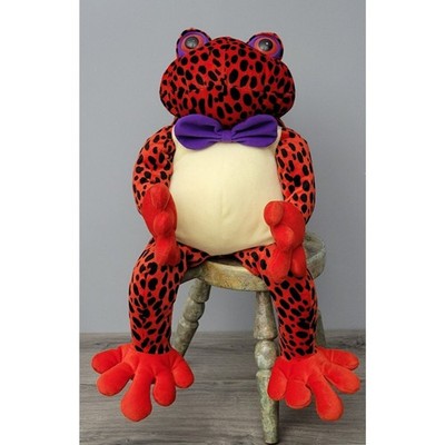 VTG 1998 The 24K Co Frog Culture Special Effects Red Dart Poison Tree Frog Plush