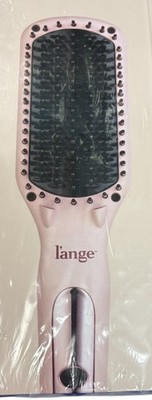 L ange Le Vite Hairbrush Straightener Blush Pink LCD Ionic Anti-Frizz New Sealed
