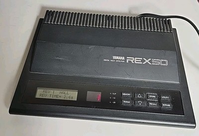 Vintage Yamaha REX50 Digital Multi Effector Black 120V 15W Digital