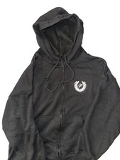 Victoria's Secret Pink Zip Up Hoodie Size XL Black