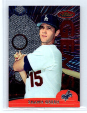 2000 Topps Finest Gems Jumbos #14 Shawn Green Los Angeles Dodgers Baseball Card
