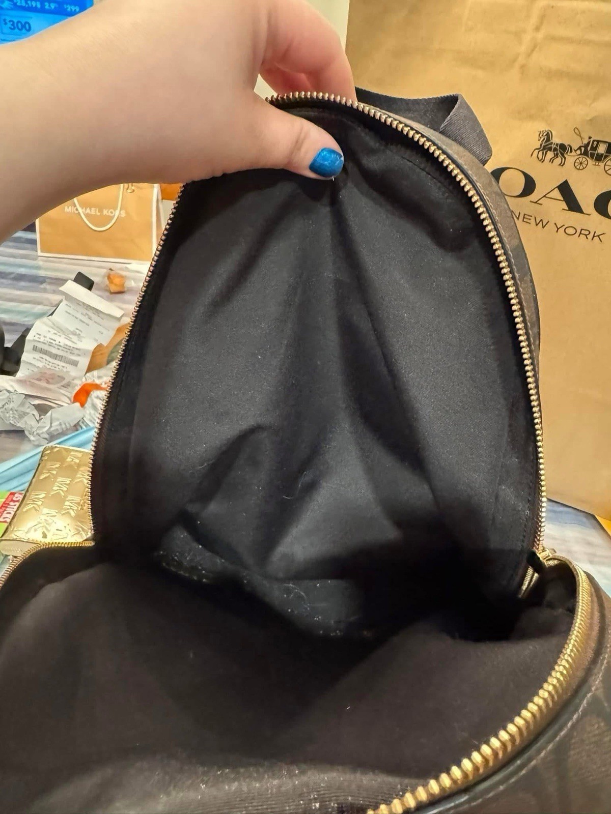 Double Zip Backpack Coach - image 8