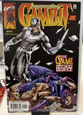Gambit #17 Direct Yanick Paquette NM-9.2 (June 2000) Assassination Game
