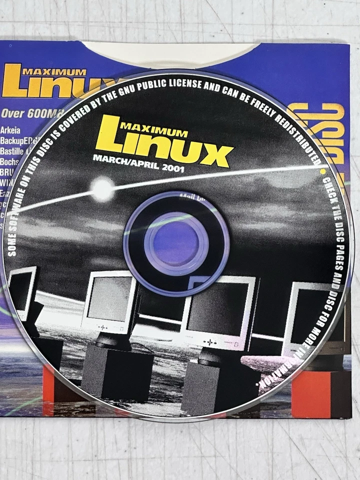 Early 2000s PC Gaming Linux Software Demos Lot Maximum Magazine CD-ROMs Vintage - Image 3 of 4