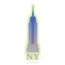 Empire State Building New York Vinyl Sticker NY Skyscraper Travel Souvenir Decal