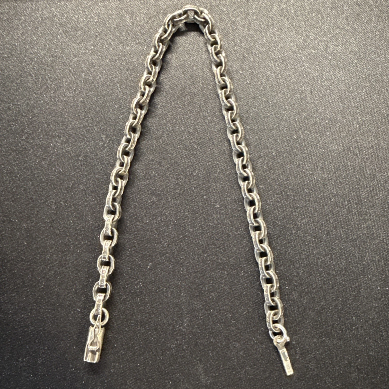 CHROME HEARTS bracciale carta stile cuori cromati 8 pollici