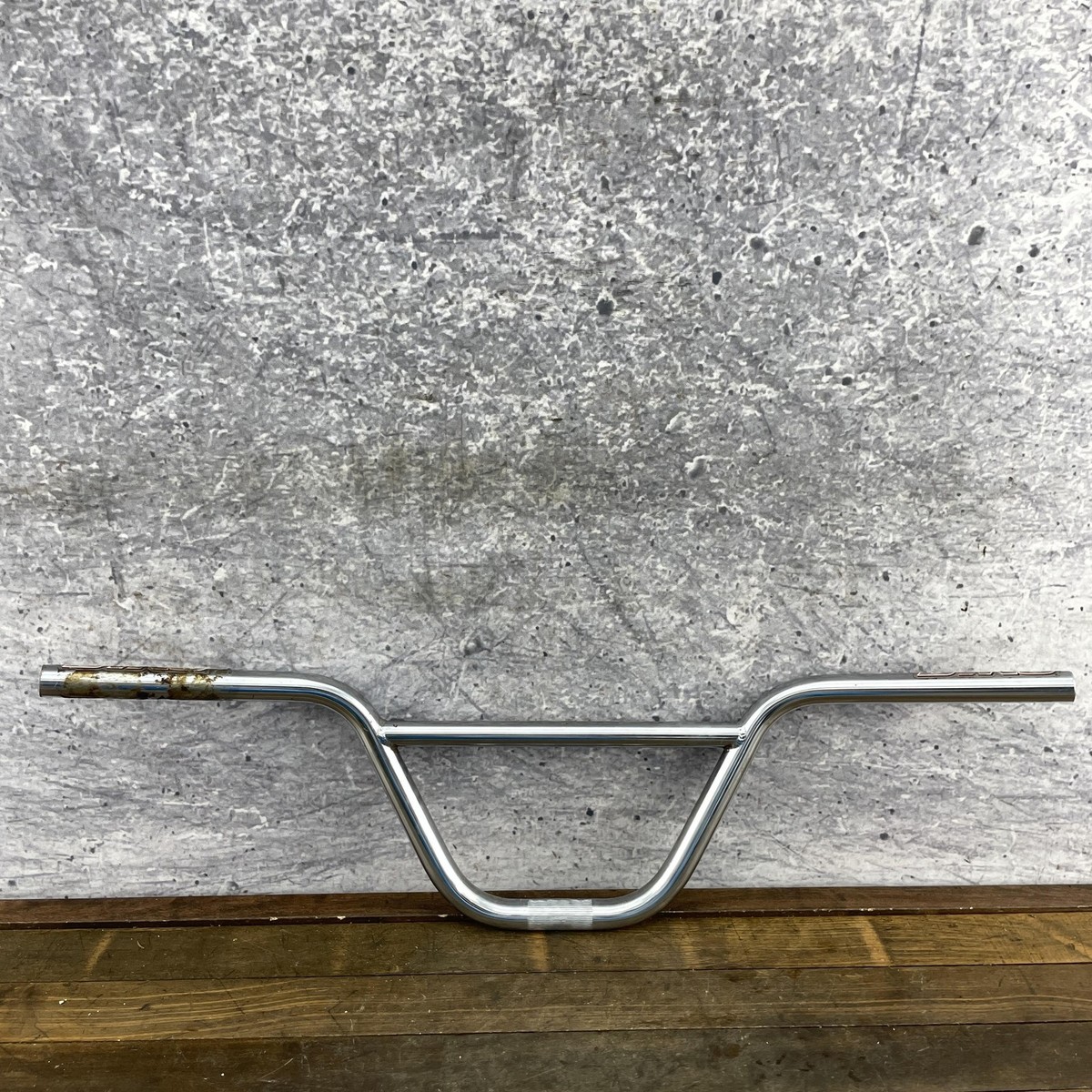 Vintage GT Dyno BMX Handlebars Xray Logo 1990s Chrome 2-Piece Old