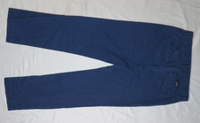 BANANA REPUBLIC MEN PANT 32X34 PHILIPSBURG BLUE CHINO FLAT FRONT STRAIGHT 2015