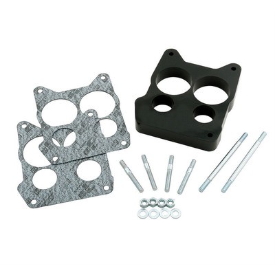 Mr Gasket 3406, One Black Phenolic Phenolic Spacer Quad(4Hl Performance Parts - Picture 1 of 9