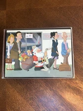 VTG Kersten Brothers Christmas Greeting Cards New Box of 18 - Santa & Plane (5)