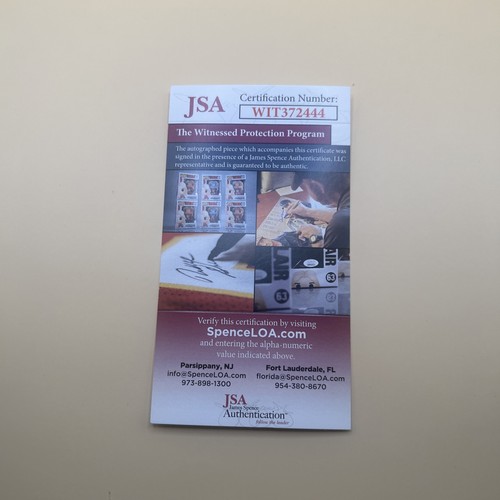 Joe Theismann Signed Jersey #7 JSA COA - Custom Notre Dame-Style - Picture 8 of 8