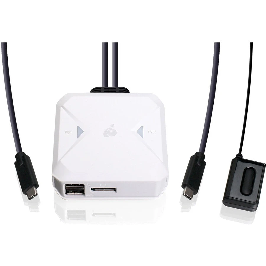 IOGEAR 2-Port 4K USB-C KVM Switch with DisplayPort output (gcs72cc) - Image 4 of 4