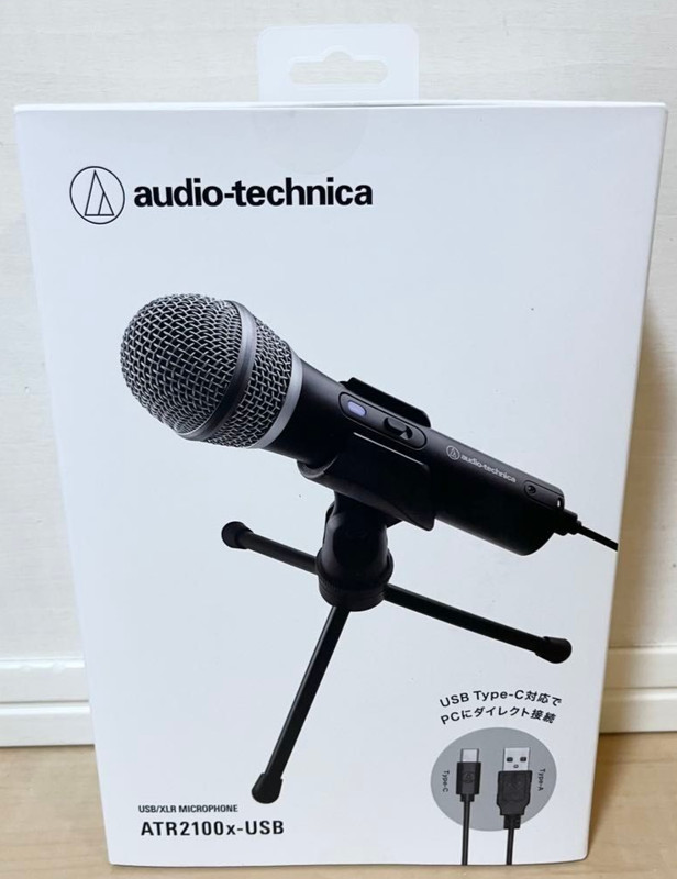 Audio-Technica ATR2100x-USB Cardioid Dynamic Microphone USB XLR Podcast Mic