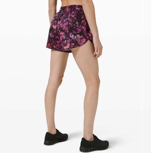 Lululemon Track That Short 5” In Flouro Floral Multi SZ 6 EUC - Picture 3 of 7